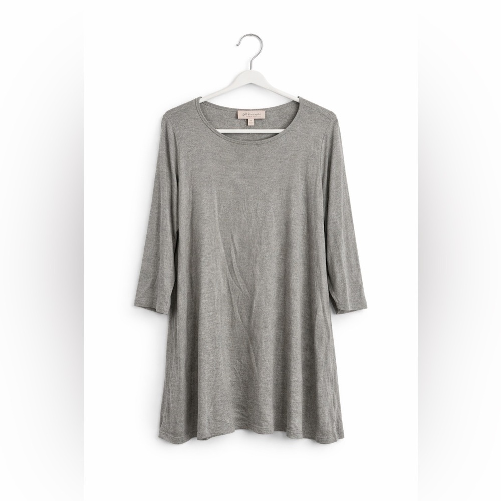 Philosophy Grey Long Sleeve Maternity Tunic – Size 1X – New Unworn